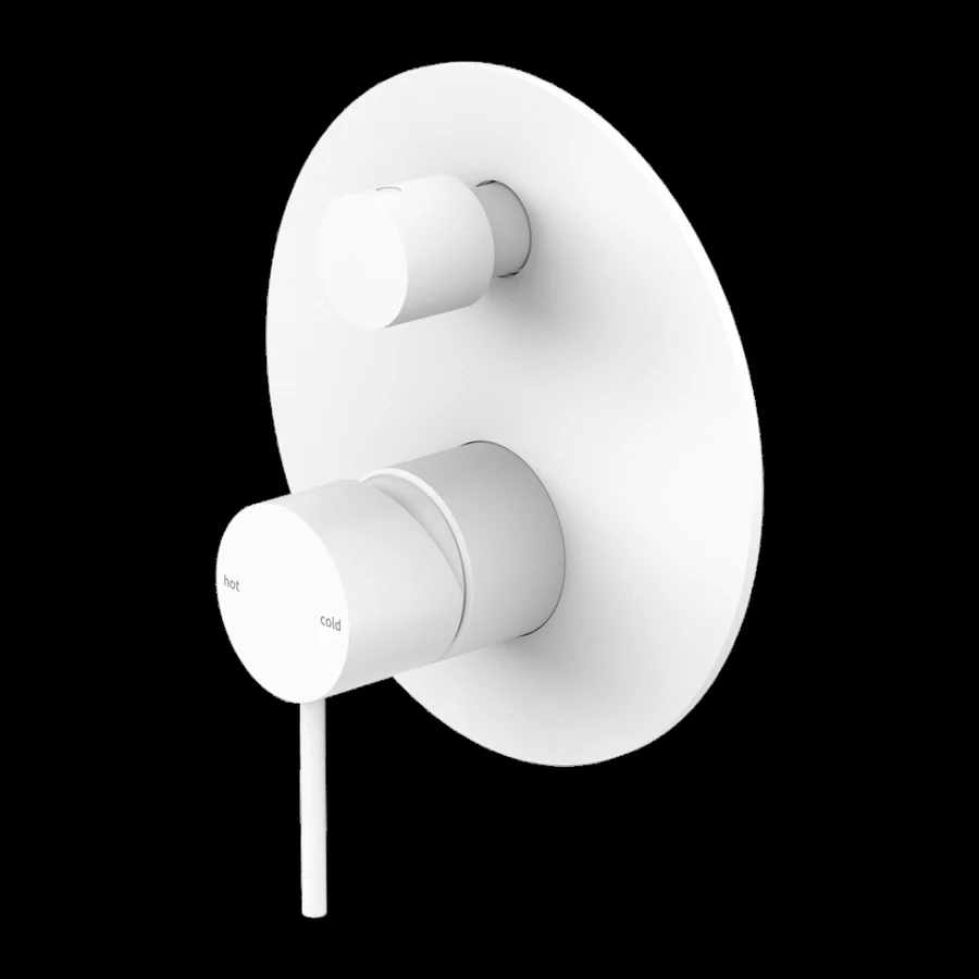 Смеситель для душа LOTIS Mone 1014MW встраиваемый на 2 потребителя, цвет Matte White