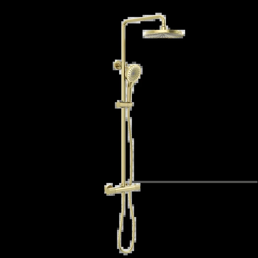 Душевая стойка LOTIS Santi 1020BB с термостатом, цвет Brushed Brass