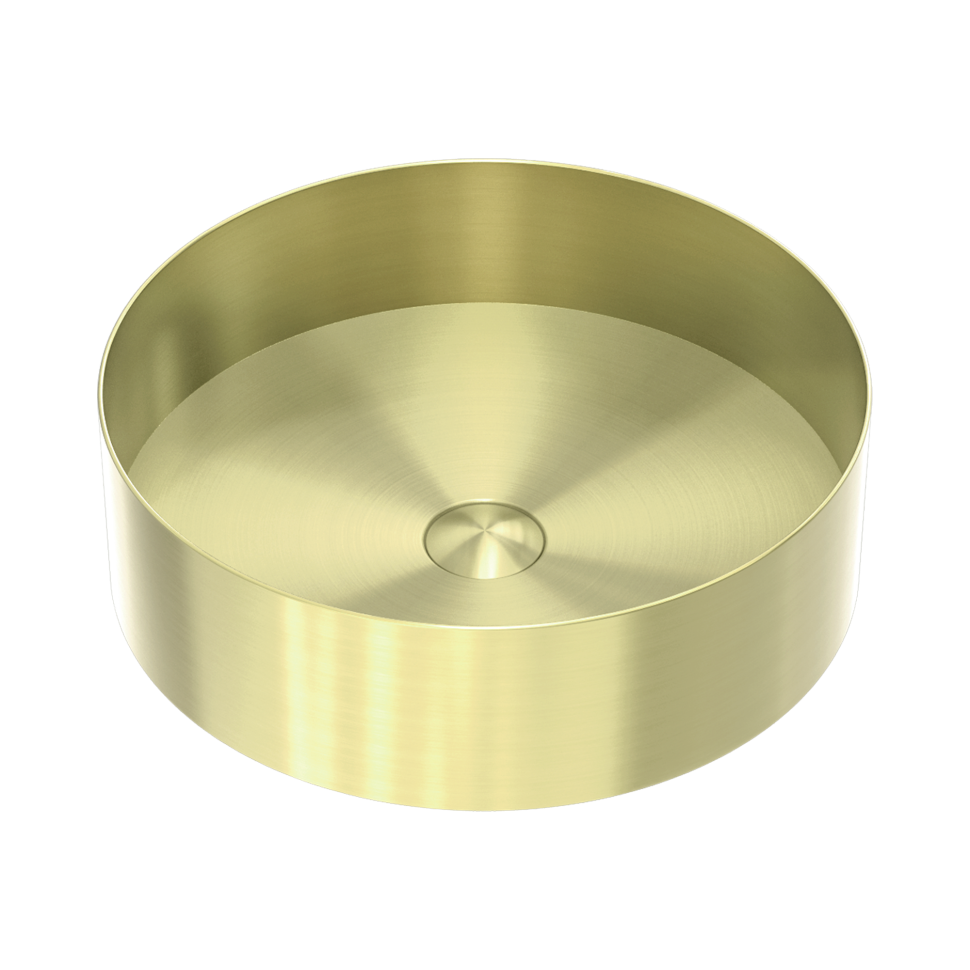 Раковина накладная LOTIS Santi 1085BB 400 мм круглая, цвет Brushed Brass — Основное изображение