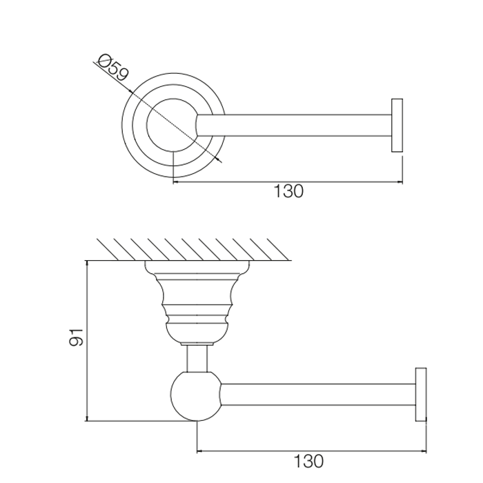 Fima Carlo Frattini Держатель для туалетной бумаги, подвесной, Victory, F6065/1OR цвет: бронза
