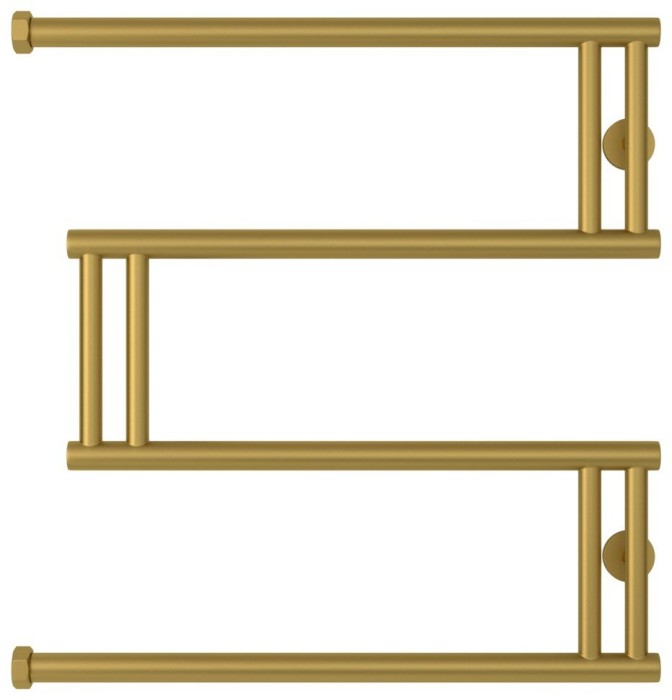 Сунержа Водяной полотенцесушитель 600x600, High-Tech+, 032-4050-6060 цвет: матовое золото