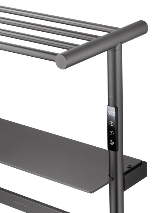 Полотенцесушитель электрический, Wonzon & Woghand Dusseldorf, WW-A208-GM цвет: графит