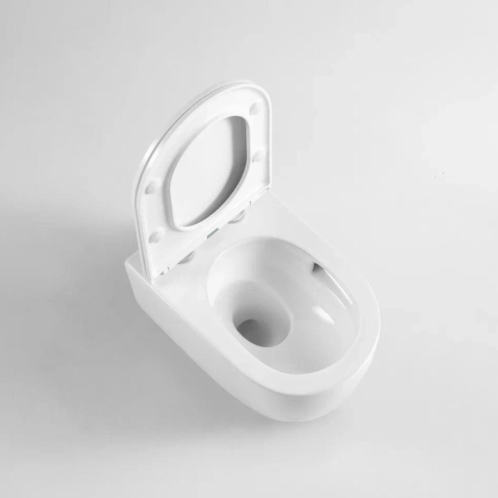 Унитаз подвесной Berges Tornas Rimless безободковый, с микролифтом, арт. 082137