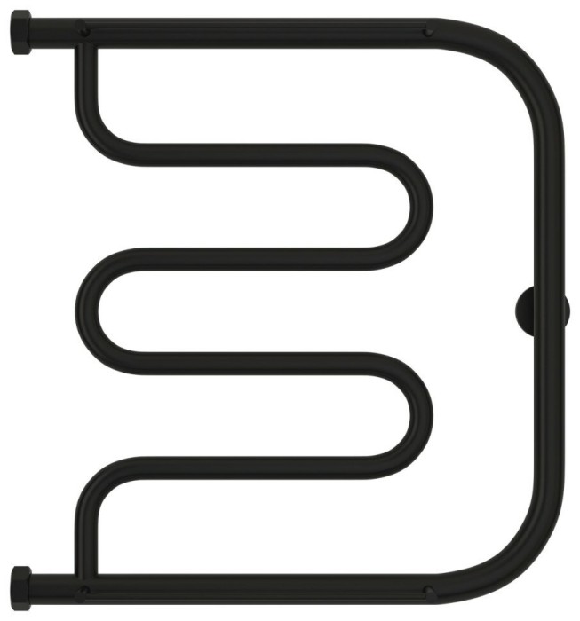 Сунержа Водяной полотенцесушитель 500x500, Лира, 31-0012-5050 цвет: матовый чёрный