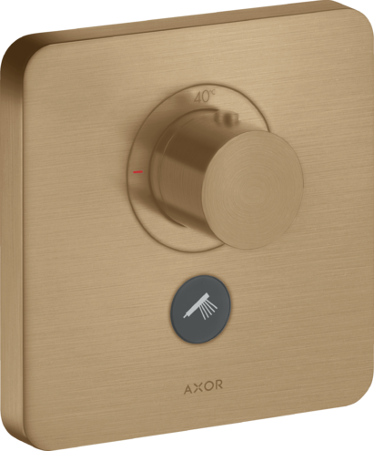 Термостат для душа ShowerSelect Axor, шлифованная бронза арт. 36706140
