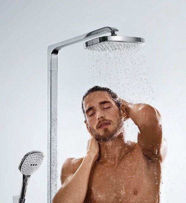 Душевая система с термостатом ShowerTablet Select 300 Raindance Select E Hansgrohe, хром арт. 27126000