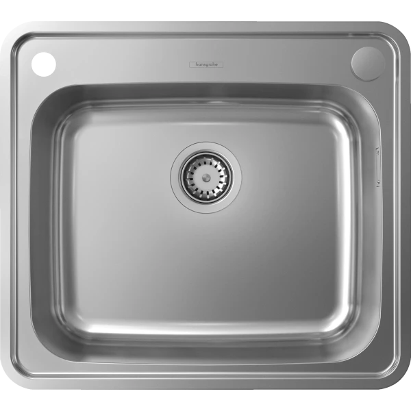Раковина для кухни, врезная, Hansgrohe S41, нержавеющая сталь арт. 43336800