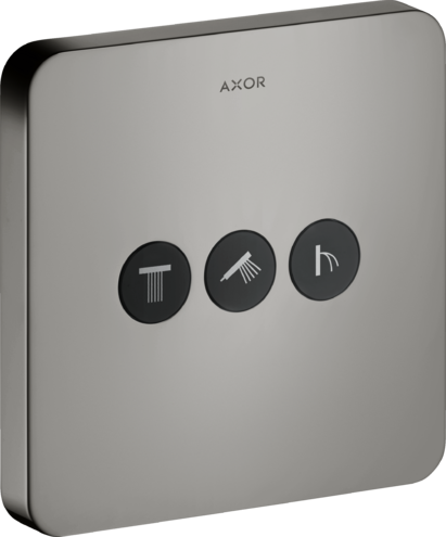 Переключатель потоков ShowerSelect Axor, полированный черный хром арт. 36773330