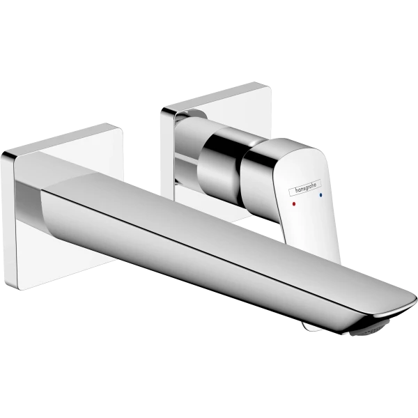Смеситель для раковины Fine скрытого монтажа, настенный, Hansgrohe Logis, хром арт. 71256000