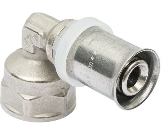 Угольник пресс с переходом на внутреннюю резьбу 16х1/2 Valtec VTm.252.N.001604