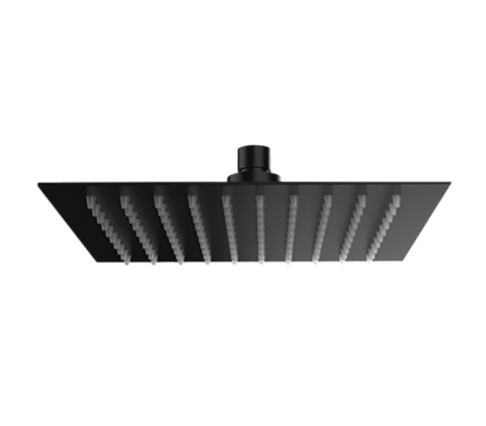 Верхний душ с шарнирным соединением 30 см черный матовый, Remer, 357UFS30NOX