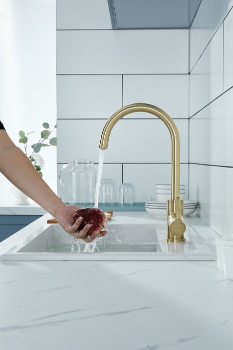 Смеситель для кухни  Paulmark ESSEN, бронза - Es213211-BR