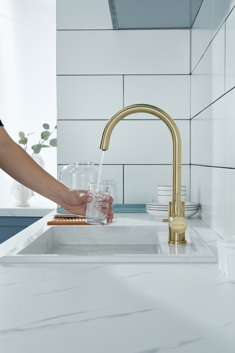 Смеситель для кухни  Paulmark ESSEN, бронза - Es213211-BR