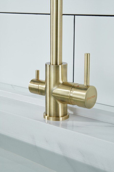 Смеситель для кухни  Paulmark ESSEN, бронза - Es213211-BR