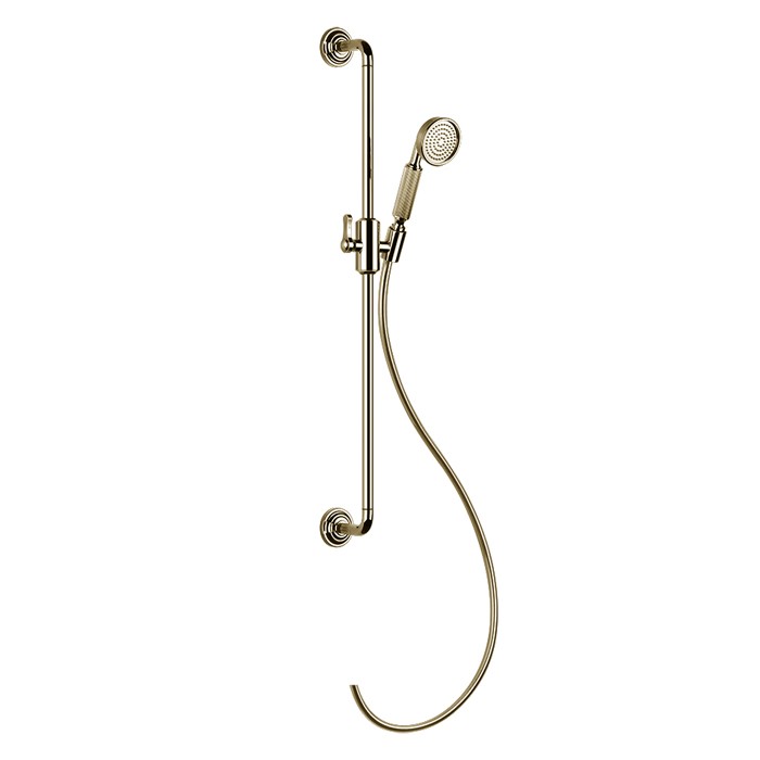 Душевой гарнитур с ручным душем и шлангом 1500 мм., Gessi Venti20, brass pvd арт. 65144#710