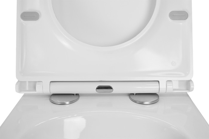 Готовый комплект инсталляция + унитаз Grado N с быстросъемным сиденьем микролифт+ клавиша смыва хром глянец  Azario - AZ-8010-1000+AZ-8200-0031+AZ-0046N