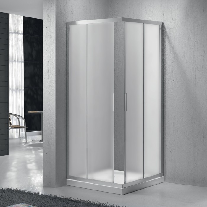 Душевой уголок 90x190 BelBagno, глянцевый хром, Sela арт. SELA-A-2-90-P-Cr