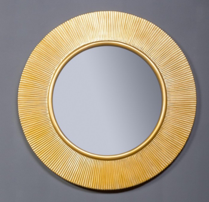 Зеркало shine gold glossy с подстветкой d82, Boheme Neoart - 528-G light