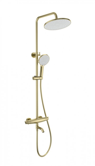 Душевая система с термостатом, Wonzon &amp; Woghand Capsule, WW-B3031-A2-BG цвет: золото