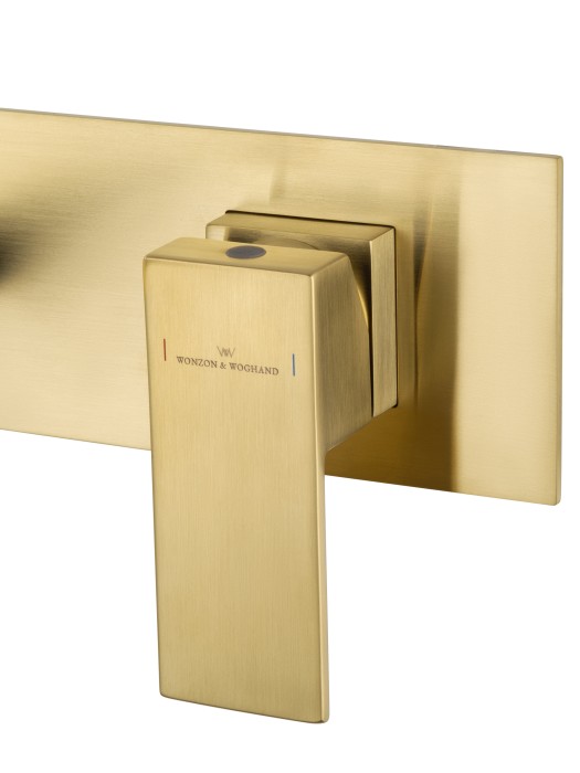 Смеситель для раковины встраиваемый, Wonzon & Woghand Cube, WW-88869016-BG цвет: золото