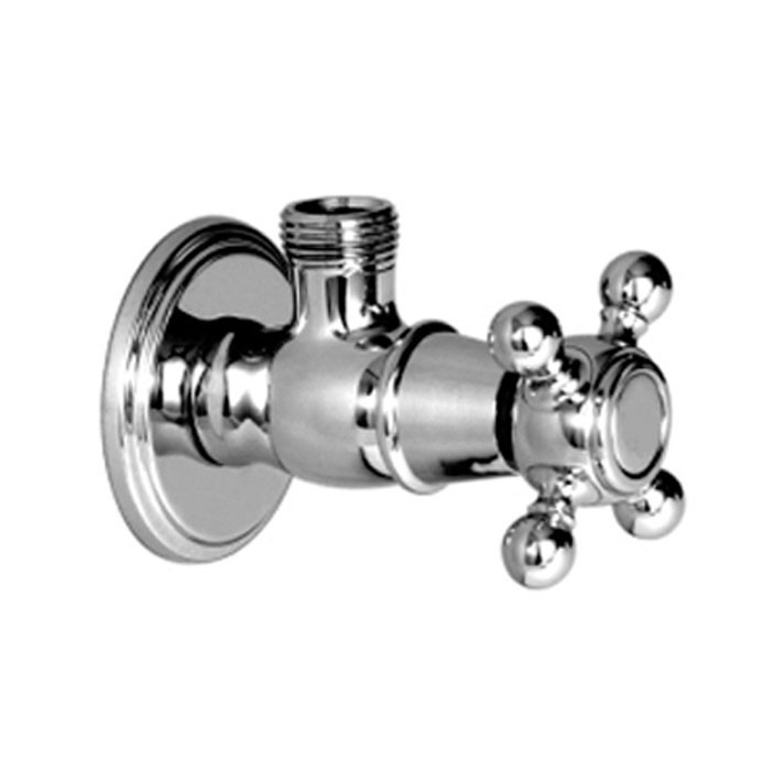 Fima Carlo Frattini Угловой вентиль, со сливом, 1/2", Complementi Bagno, F196CR цвет: хром