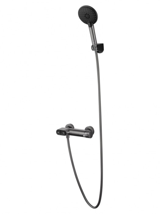 Смеситель для душа с встроенным изливом, Wonzon &amp; Woghand Muse, WW-A30902-BGG цвет: графит