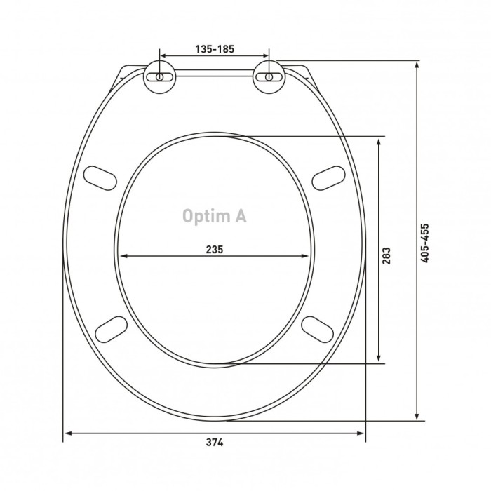 Сиденье для унитаза Berges Optim A  арт. 011301