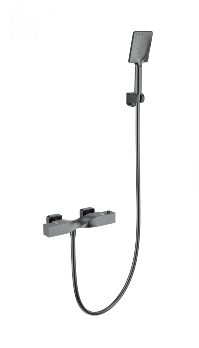 Смеситель для душа с термостатом, Wonzon &amp; Woghand, WW-B2025-A-BGG цвет: графит