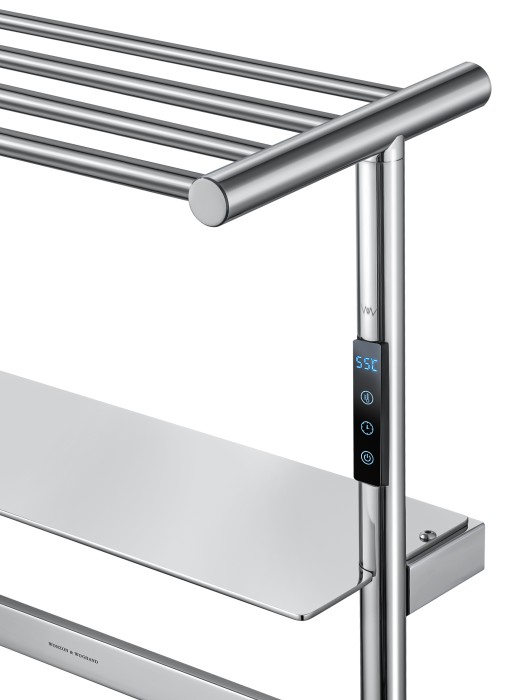 Полотенцесушитель электрический, Wonzon & Woghand Dusseldorf, WW-A208-CR цвет: хром