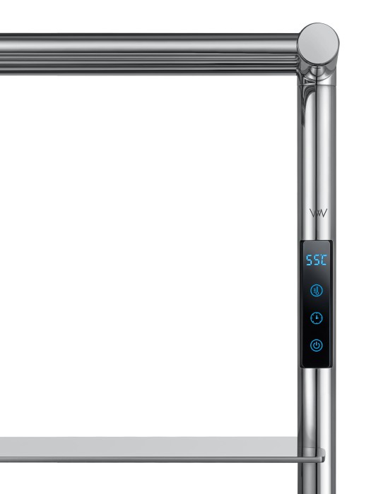 Полотенцесушитель электрический, Wonzon & Woghand Dusseldorf, WW-A208-CR цвет: хром