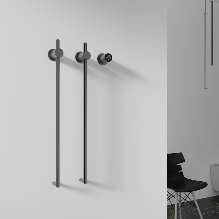 Полотенцесушитель электрический встраиваемый, Wonzon & Woghand Leipzig, WW-AL3621-GM цвет: графит