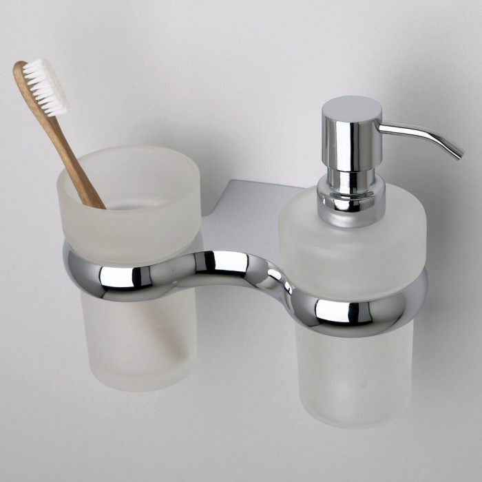 Держатель стакана и дозатора WasserKRAFT Berkel K-6800 арт. K-6889