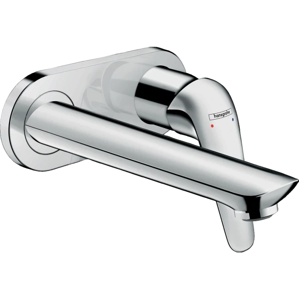 Смеситель для раковины скрытого монтажа, настенный, Hansgrohe Novus, хром арт. 71127000