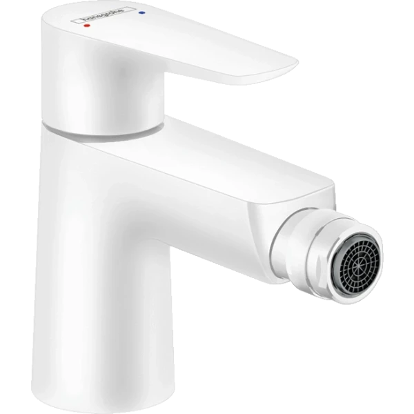 Смеситель для биде со сливным гарнитуром, Hansgrohe Talis E, белый арт. 71720700