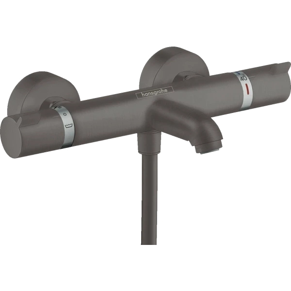 Смеситель для ванны с термостатом, Hansgrohe Ecostat Comfort, черный арт. 13114340
