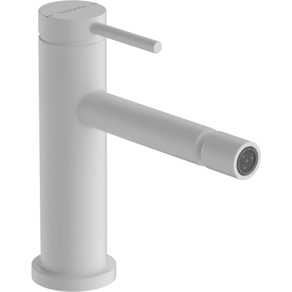 Смеситель для биде со сливным гарнитуром, Hansgrohe Tecturis S, белый арт. 73201700