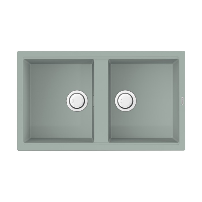 Кухонная мойка Omoikiri Kitagawa 86-2-WG Artceramic, цвет wind green арт. 4993731