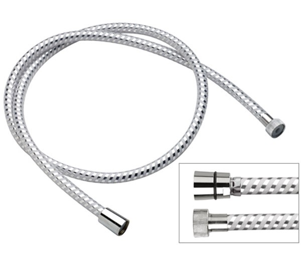 Шланг для душа ПВХ 150 см хром глянцевый, Remer, 332CN150