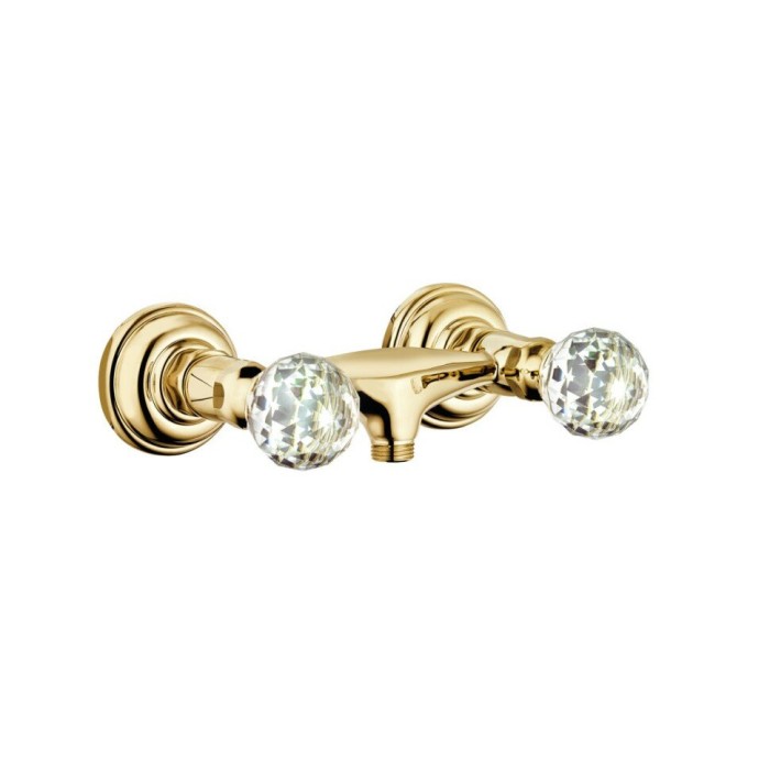 Смеситель для душа dn15, хрустальные рукоятки «made with swarovski® elements», 1926 Kludi, позолоченный, 23 кар - 5161045g4