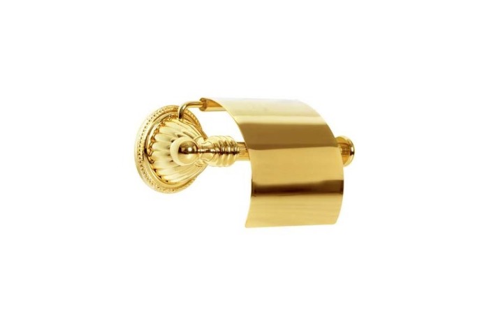 Держатель для туалетной бумаги с крышкой gold, Boheme Hermitage - 10350