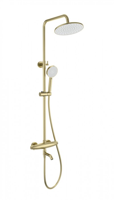 Душевая система с термостатом, Wonzon &amp; Woghand Capsule, WW-B3031-A3-BG цвет: золото
