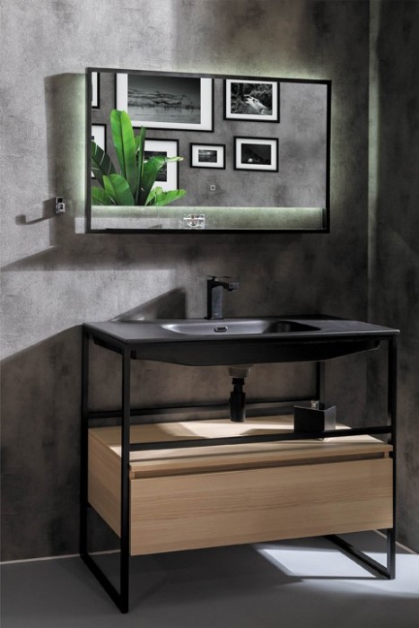 Ящик под консоль 100 light wood, 1 полка, Boheme Loft - 894-100-L