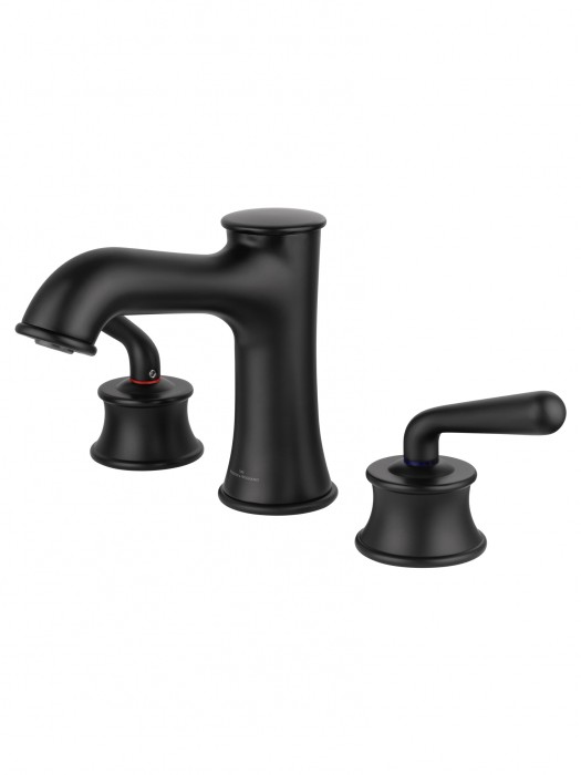 Смеситель для раковины на 3 отверстия, Wonzon &amp; Woghand Steam, WW-88159008-MB цвет: черный