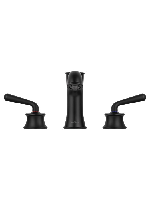 Смеситель для раковины на 3 отверстия, Wonzon & Woghand Steam, WW-88159008-MB цвет: черный