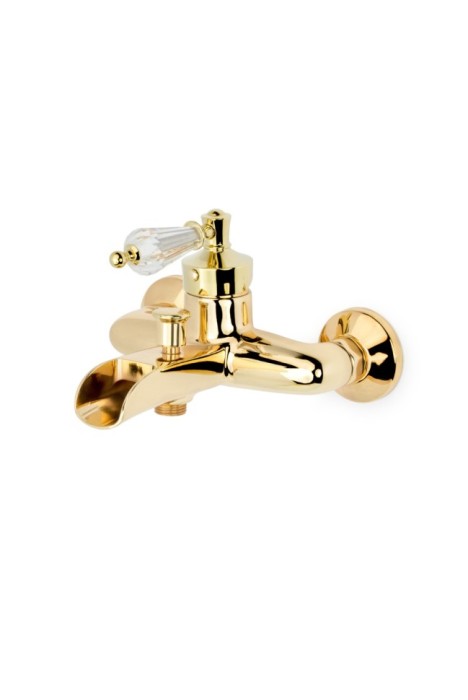 Смеситель для ванны gold с прозрачным swarovski, Boheme Vogue - 213-SW