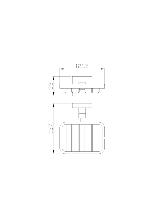 Мыльница с держателем, Wonzon & Woghand Polo, WW-8924-BN цвет: никель