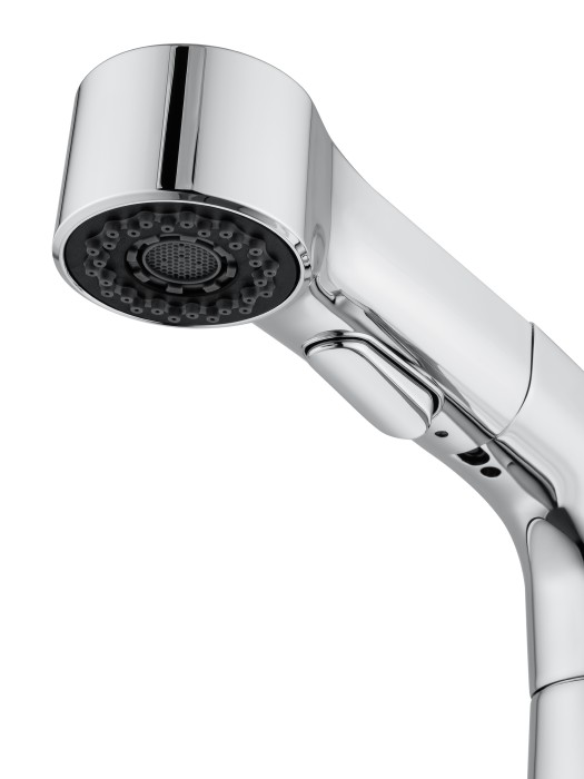 Смеситель для раковины с выдвижным изливом, Wonzon & Woghand, WW-121B108-CR цвет: хром