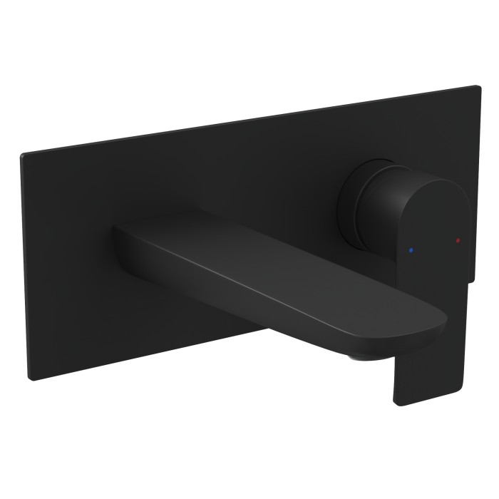 Смеситель для раковины, рычажный, BERGES Ventas, черный арт. 076006