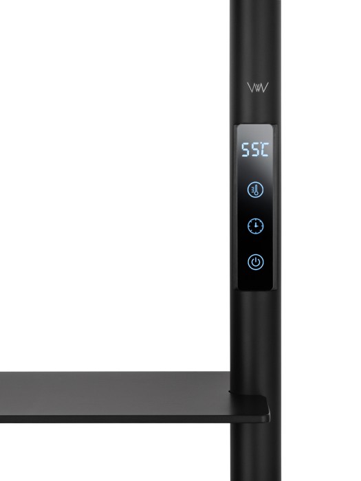 Полотенцесушитель электрический, Wonzon & Woghand Dusseldorf, WW-A203-MB цвет: черный