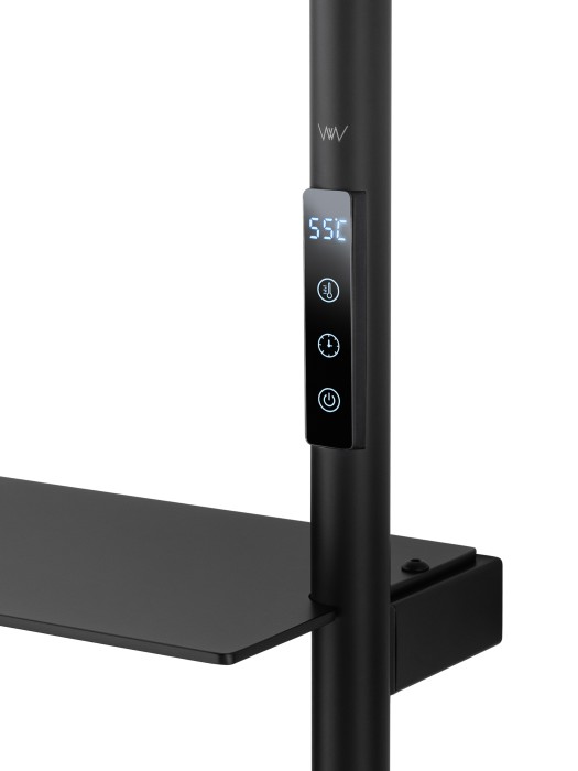 Полотенцесушитель электрический, Wonzon & Woghand Dusseldorf, WW-A203-MB цвет: черный